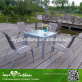 Customized Factory super market quality porch dining furniture table and chairs